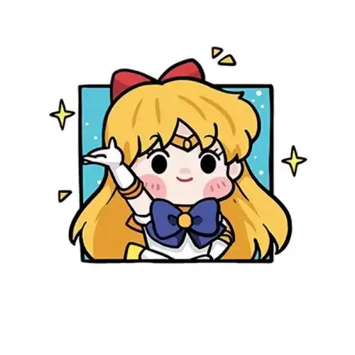 微信超流行的美少女战士q版卡通可爱头像