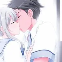 情侣接吻头像一对两张校园情侣