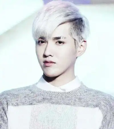 08:21来源:发型师姐编辑:aainforest 以前吴亦凡染银色头发的时候