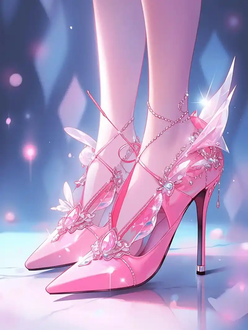 红色高跟鞋,是每个女人心中的梦.