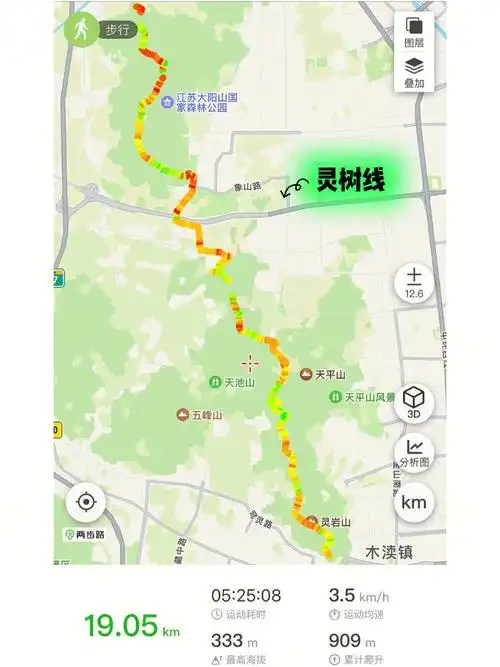 一日徒步苏州灵树线