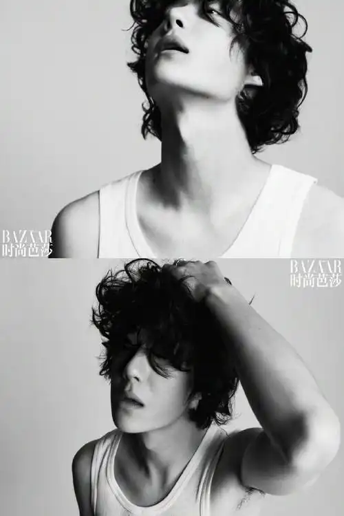 芭莎镜头下的素颜王一博##王一博时尚芭莎开年封面