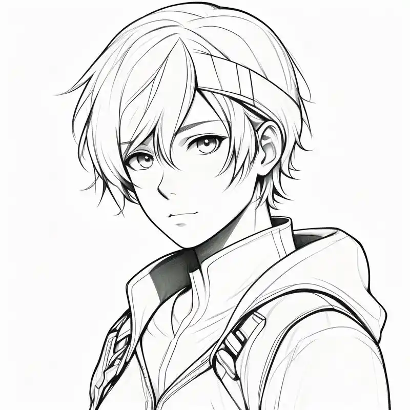 头像线稿就是好看,简单的线条勾勒出人物的轮廓,每一个细节都清晰可见