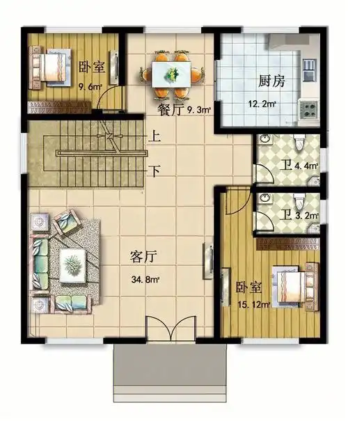 三层别墅自建房设计欧式推荐图纸定制