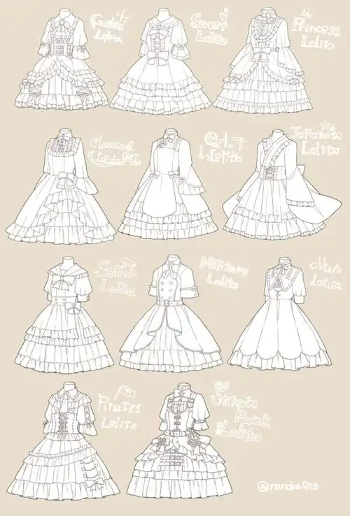 人物的衣服怎么画