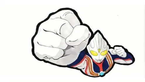 零基础自学简笔画画法,手绘迪迦奥特曼