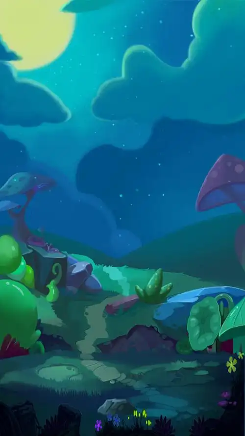 去年小游戏项目比较满意一点的几张背景图