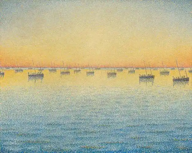 大师作品分享法国新印象派点彩派画家保罗西涅克与他的风景画