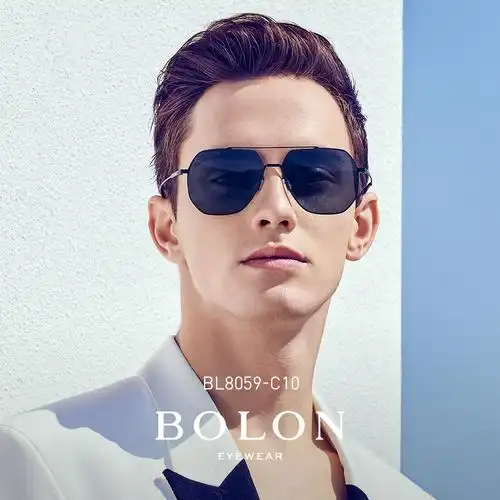 bolon暴龙不规则飞行员眼镜偏光时尚太阳镜墨镜bl8059太阳眼镜