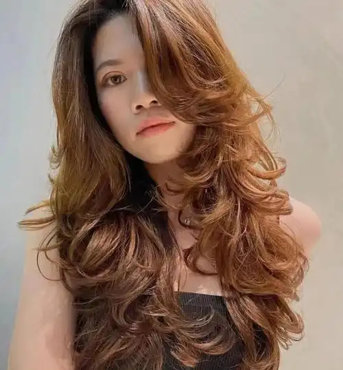 今年流行的烫发整头烫一烫做大卷弹性有质感时尚有型