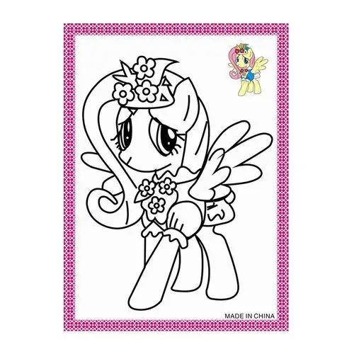 儿童水彩画涂鸦画涂色diy颜料水粉涂鸦画填色画幼儿园手工套装