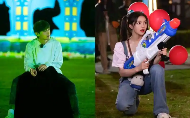 【邓伦x杨超越】登月cp第六期 伦伦拉超越胳膊亲密互动 恶作剧撞肩