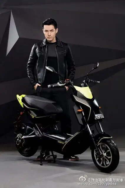 胡歌代言雅迪电动车#据说,这是男人最帅的.