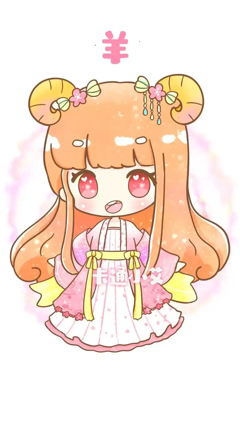 生肖古风卡通画,十二生肖简笔画 拟人系列.#可爱小女生简笔画 - 抖音