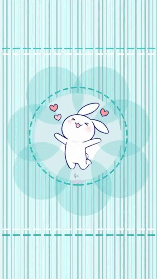 可爱卡通兔子闺蜜头像