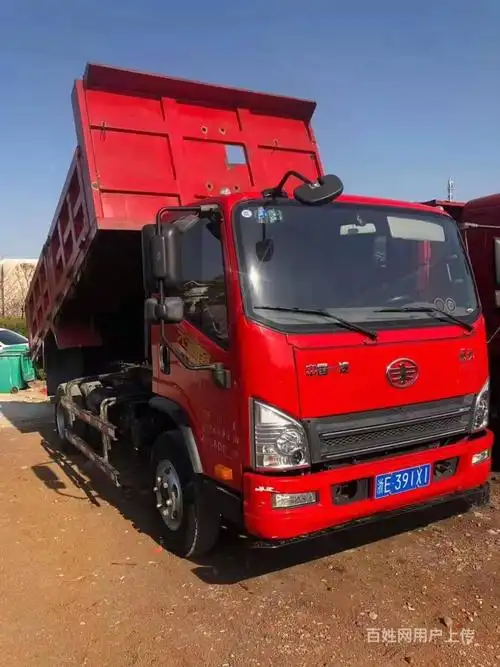 19年解放蓝牌自卸车转让 潍柴160马力 国五