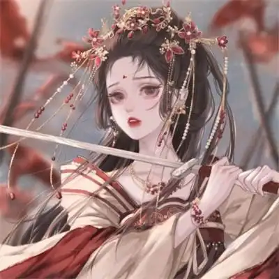 女生唯美古风仙气动漫头像图片