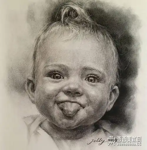 韩国艺术家jori肖像素描画作品欣赏【45p】