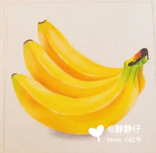 彩铅香蕉