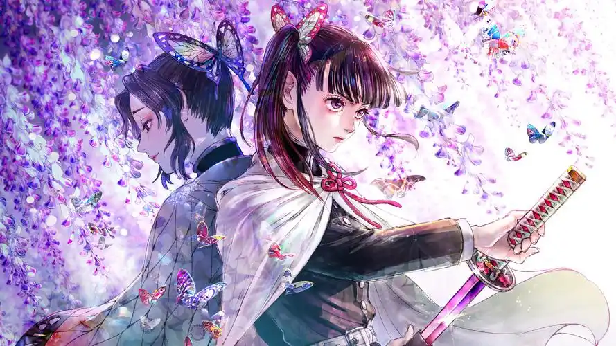 鬼灭之刃 栗花落香奈乎 tsuyuri kanao 4k壁纸