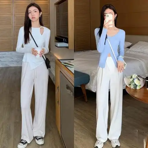 穿白色裤子,该如何搭配上衣?借鉴以下穿搭技巧,可盐可甜可高级插图7