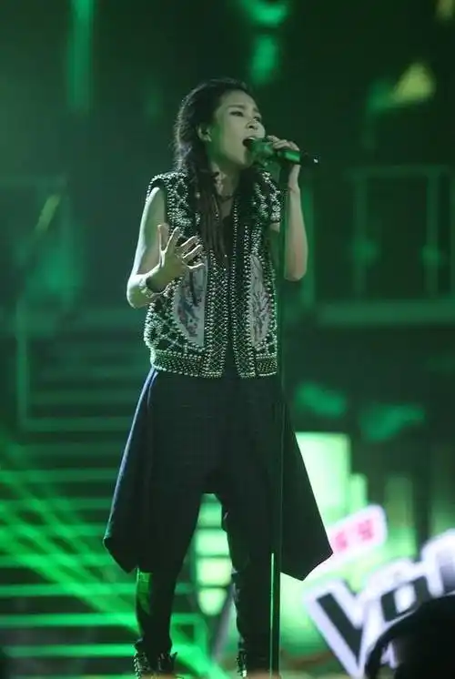 中国内地女歌手演员2013年参加浙江卫视音乐评论节目中国好声音成名