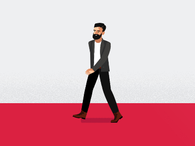 【出色的人物动效设计】跟我走吧,天亮就出发~春天已经到了!