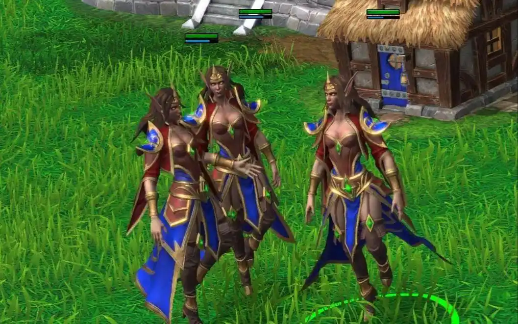 魔兽争霸3重制版国服测试初体验人族仨女巫比谁身材更好她们还没比好