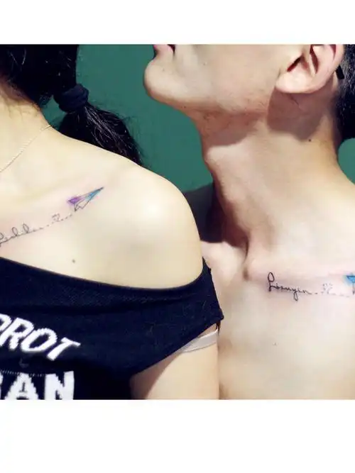 纸飞机_纹身图案手稿图片_蔡师傅的纹身作品集