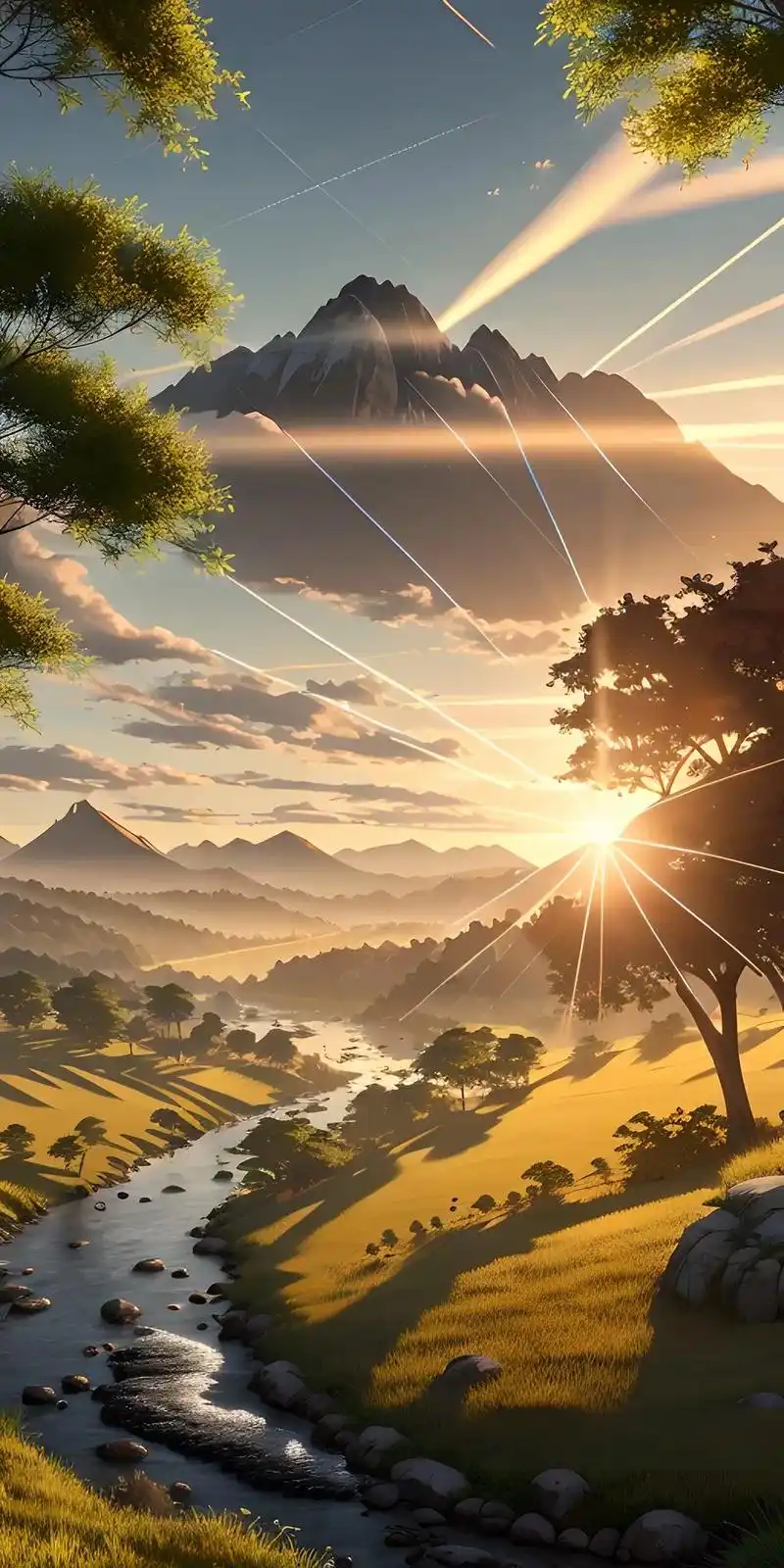 风景壁纸,有阳光的早晨#治愈系 #治愈系风景 #手机壁纸#超 - 抖音