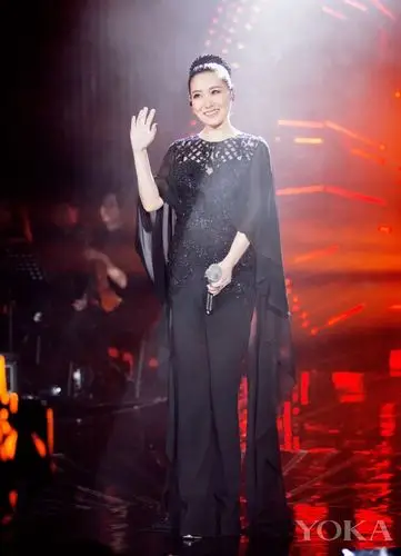 谭晶《歌手》舞台首唱情歌 一袭神秘黑衣展优雅