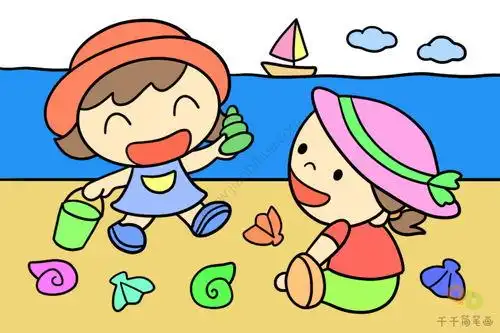 小熊简笔画图片开车去玩耍场景画简笔画彩色卡通动物场景插画老鼠图片