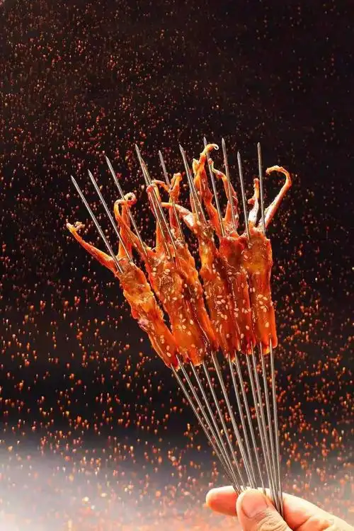 烤鸭舌,一口爆汁是基本修养,甩开了普通烧烤店.