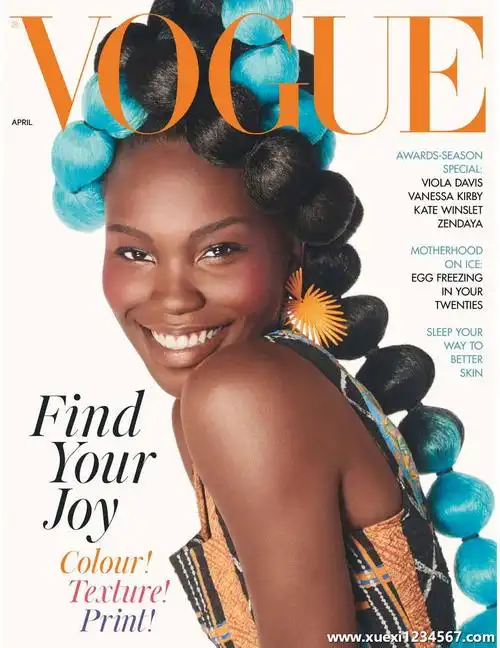 《vogue uk》2021年04月(英国版vogue时尚杂志)