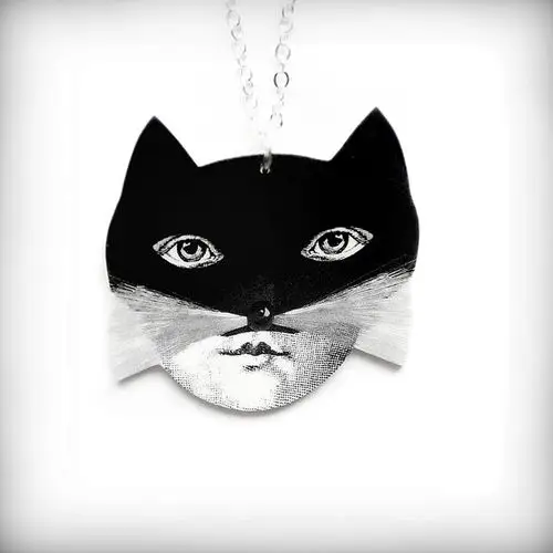 tilly bloom插画项链(猫女)