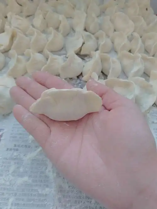 第一次包饺子