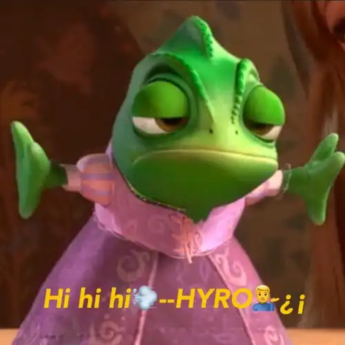 长发公主里头的变色龙 帕斯卡 顺便提一下hyro是我全民k歌的名字 有