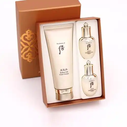 热销后美白洗面奶套盒_韩国专柜whoo后天气丹华泫温和洁面洗面奶200ml