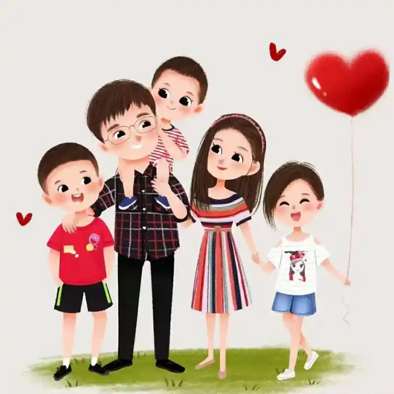 亲子头像一家五口