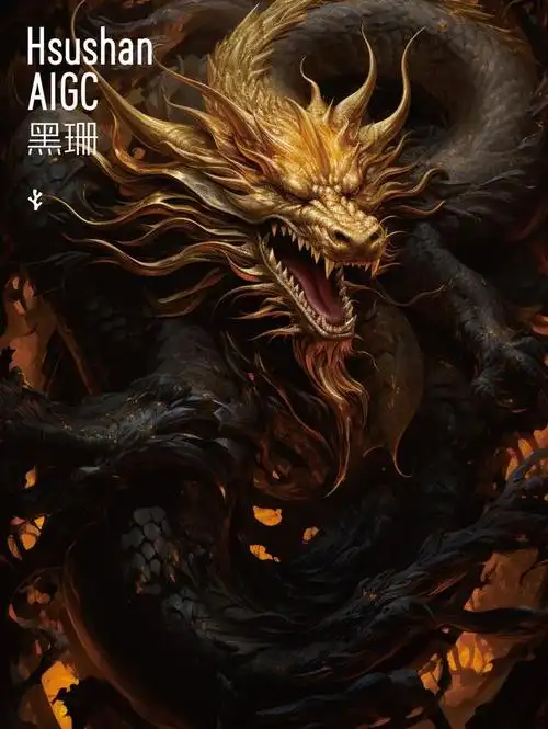 神龙现身黑潭水深黑如墨传有神龙人不识