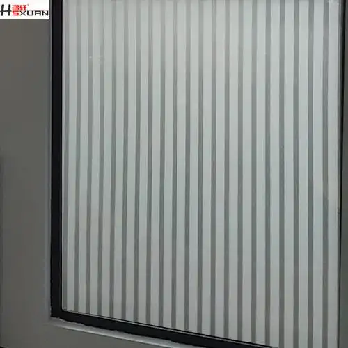 鸿轩磨砂条纹办公室玻璃贴膜hx-0336