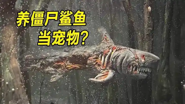 男孩救下鲨鱼宝宝,养大后发现是僵尸鲨鱼,家人都被噶了?