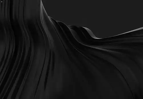 黑色抽象3d波浪条纹背景图素材 abstract 3d wavy backgrounds –