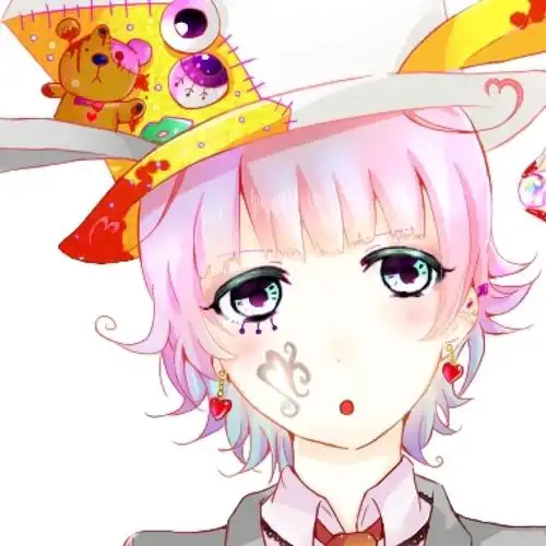 戴着高帽的伪娘头像