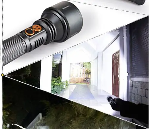 双童st-2209 可充电远射变焦防身户外露营手电筒