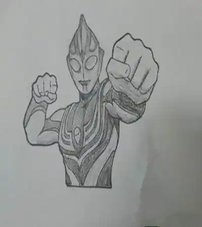 奥特曼初代手绘