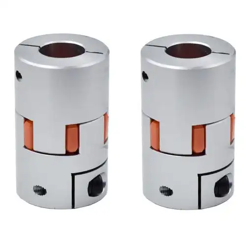 铝合金电机梅花联轴器伺服马达扭矩连轴电动机丝杆联轴器