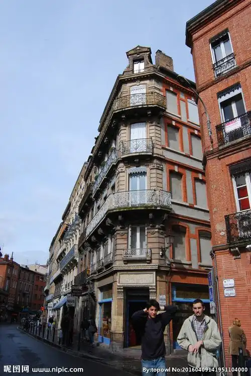 巴黎街头建筑图片