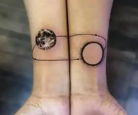 恋人成对纹身适合情侣的9张小清新纹身图片