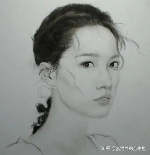 教程素描实力派女星李沁